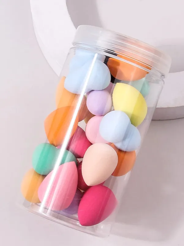 10/25/50/100-Pack Random Color & Shape Makeup Sponges Latex-Free Blending Tools for Liquid/Cream/Powder — image 10