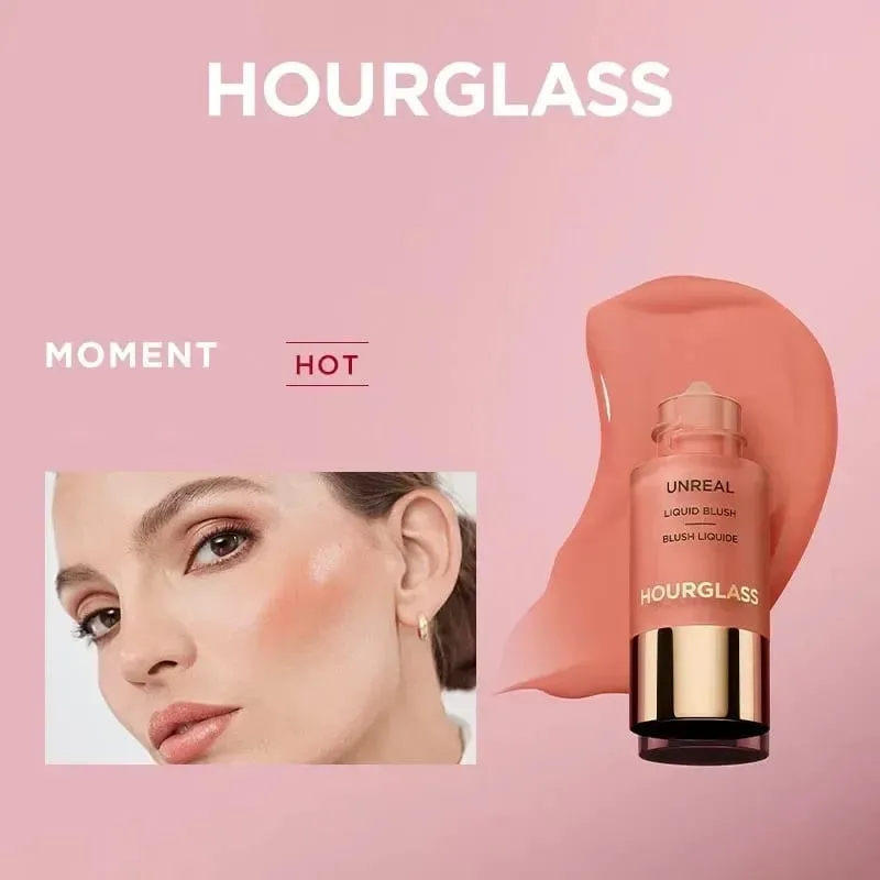 Hourglass Phantom Glossy Solid Lip Gloss Lipstick Anti-smudge Long-lasting Moisturization No Fading Natural Fresh Glow Makeup