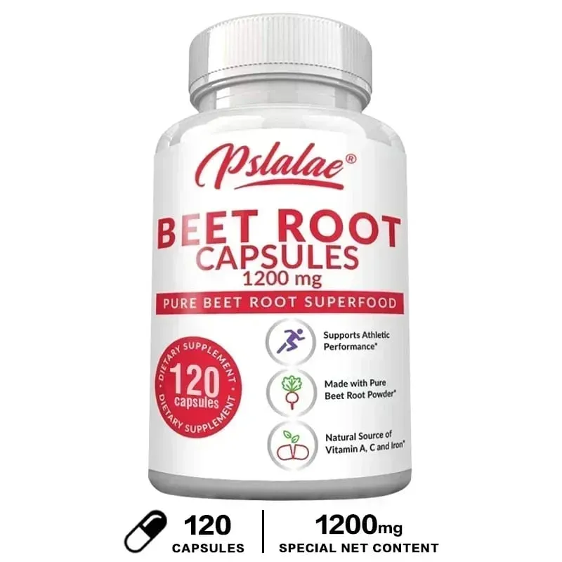 Beetroot Capsules - Helps Relieve Fatigue Promotes Heart and Cardiovascular Health Improves Human Immunity Non-GMO — image 9