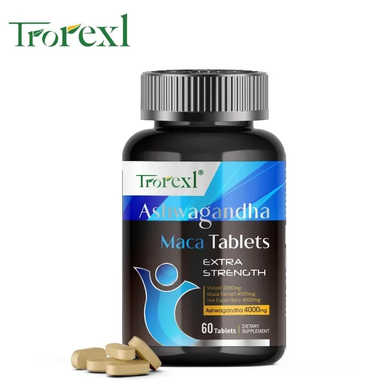 Ashwagandha Capsule Supports Reproductive Health Natural Energizer Male Enhancing Supplement
