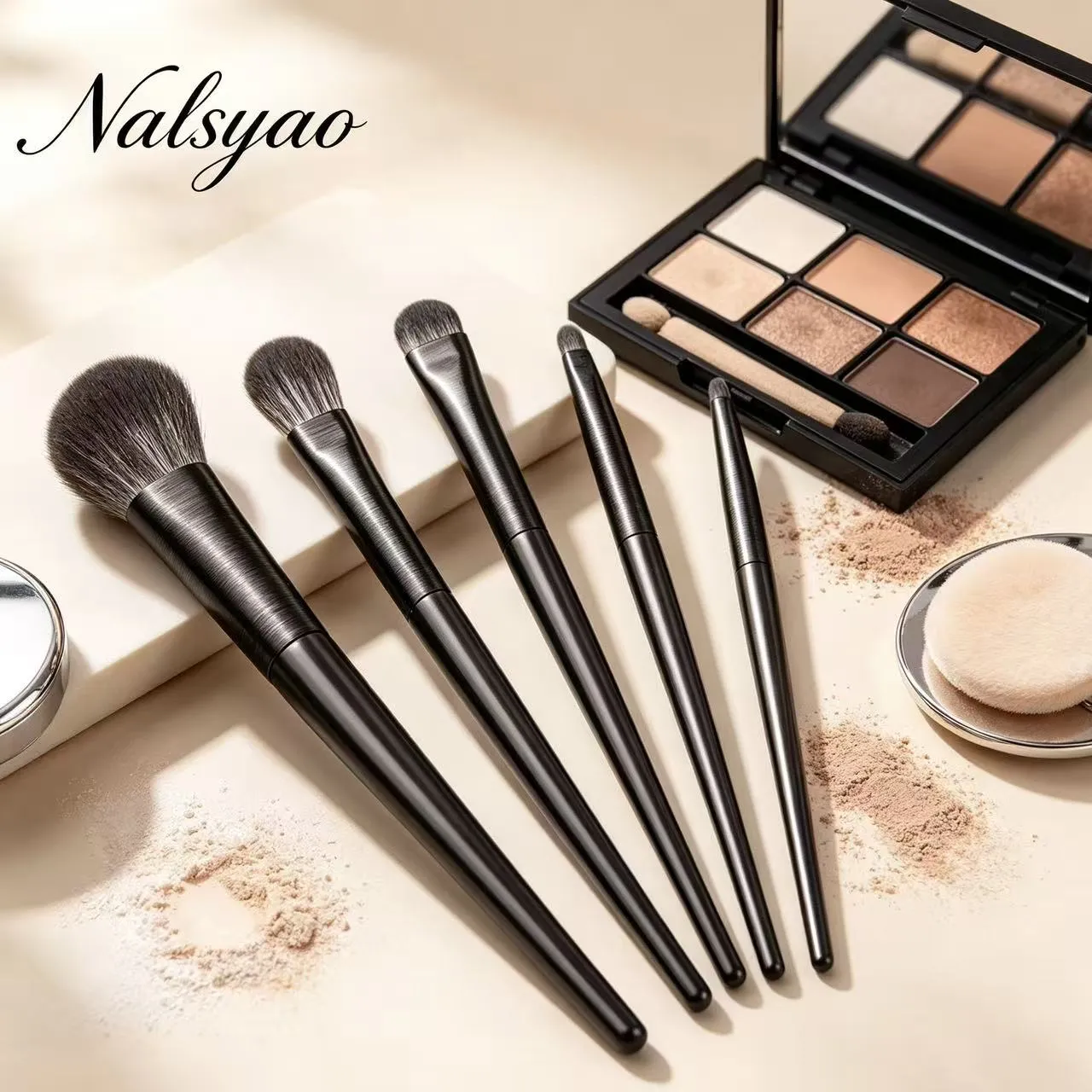 Eyes Cosmetic Blending Detail Make Up Tools Natural Eye Makeup Brushes Set Eyeshadow Brush Eyebrow Contour Eyeliner Brush Women