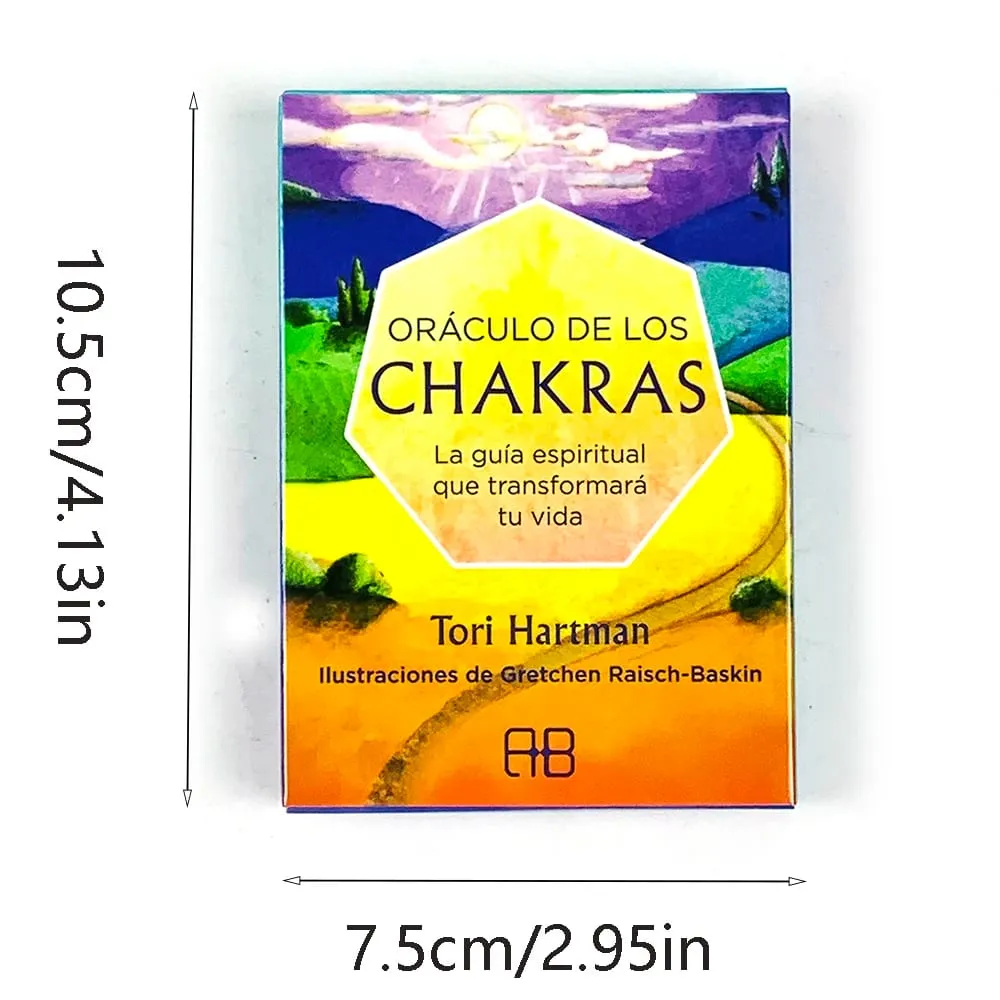 Oráculo De Los Chakras Oracle Cards Spanish Version 49 Cards Divination Tarot Deck Meditation Spiritual Guidance Cards Game — image 6
