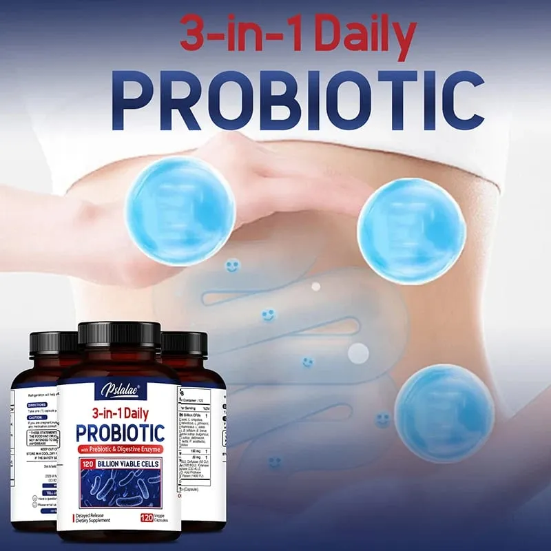 Probiotics + Prebiotics + Digestive Enzymes - Improves Digestion and Immunity Relieves Constipation Supports Intestinal Health — image 7