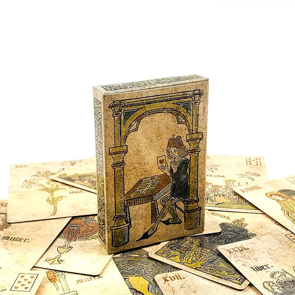 Oracle Cards Leisure Entertainment Card Family Gathering Divination Deck Board Playing Card Game Small Poker Size Retro Style
