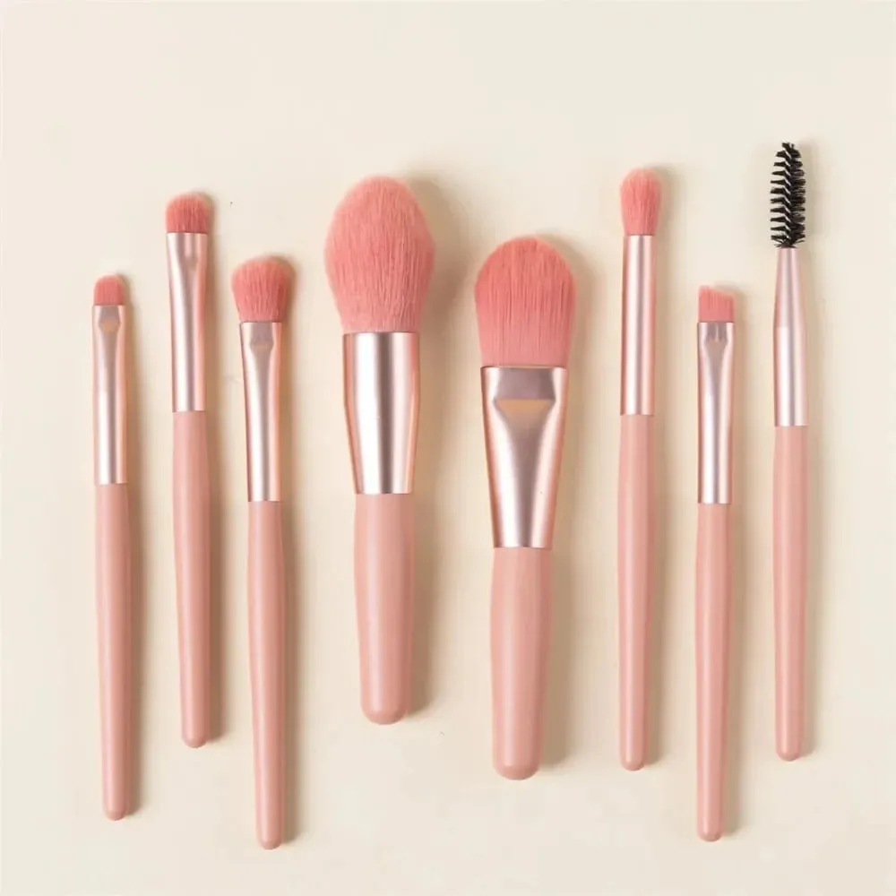 Foundation Blush Powder Eyeshadow Makeup Brushes Blending 8Pcs Soft Fluffy Makeup Brushes Beauty Tools Make Up Brushes Cosmetics