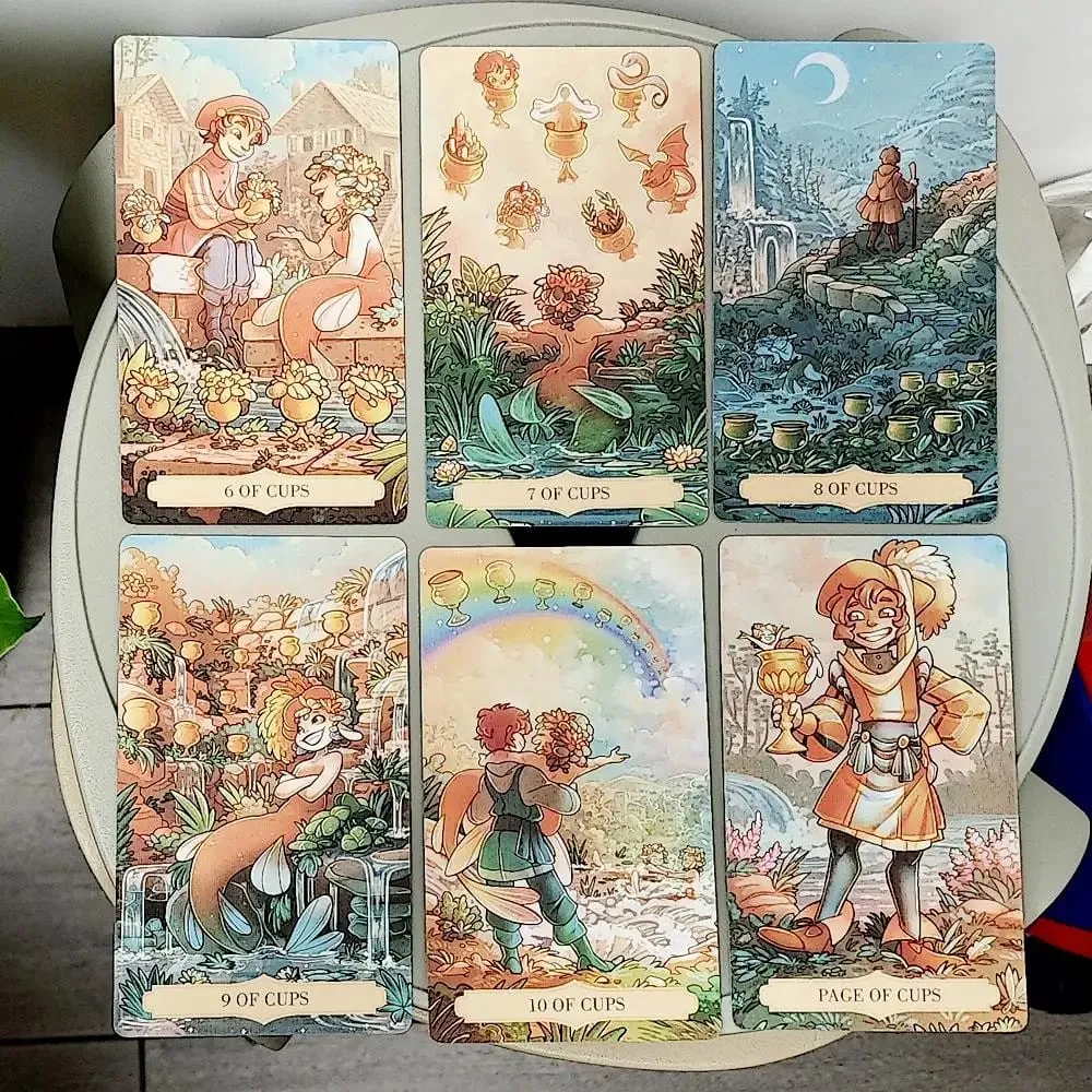 Once Upon A Time Tarot Deck 80 Pcs Tarot Cards (with 2 Special Cards) 12*7cm In Rigid Box