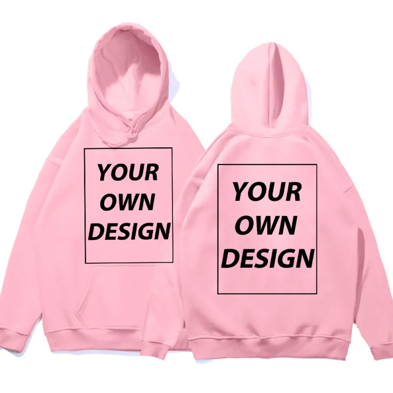 Personalizado diy impressão homem mulher outono inverno hoodies casual clássico pullovers simples confortável streetwear macio quente roupas esportivas