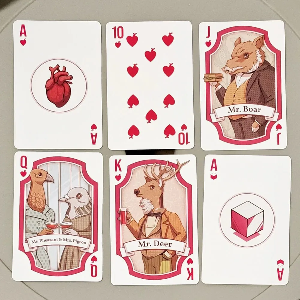 Rusty Lake Playing Cards - 54 Pcs Poker Cards Featuring Mr. Crow Mr. Owl & Cube Escape Characters 9*6cm on Embossed Cardstock — image 4