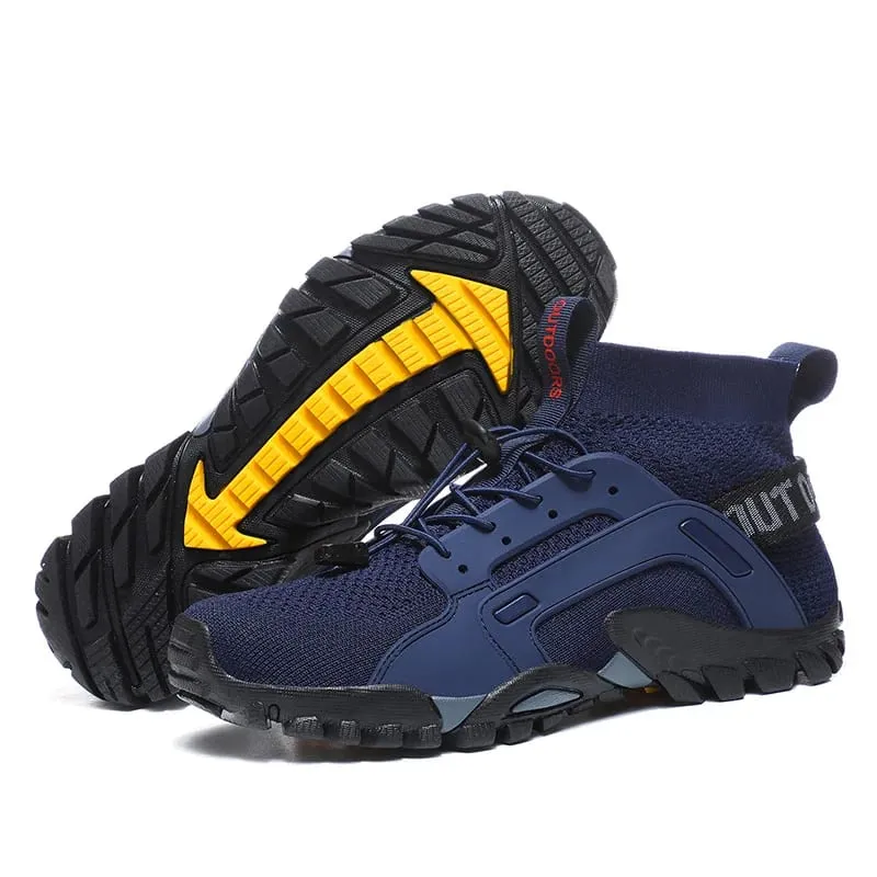 Unisex Hiking Wading Shoes Outdoor Climbing Cross-Country Fitness Shoes Anti-Slip Waterland Two-Purpose Fishing Trekking Shoes