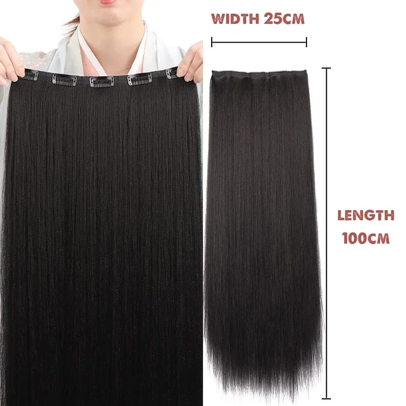 Hanfu wig piece corn whisker hairstyle one piece hair extension non knotted long straight hair piece antique hairstyle for women