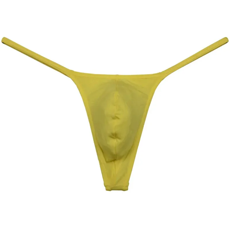 Men Modal String Thong Underwear Male Minimal Coverage Hipster T-back Jock Strap