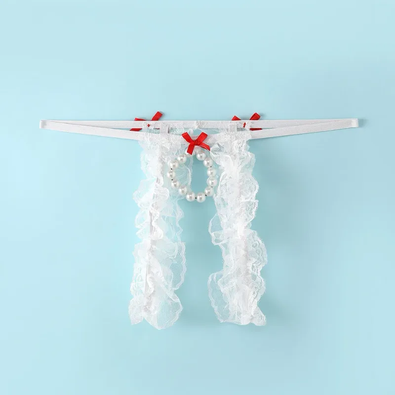 Männer Sexy Spitze Offenem Schritt Niedrige Taille Unterwäsche Loch Beutel Tangas G-strings Slips Gesäß Hohl Tanga Freigelegten schwanz