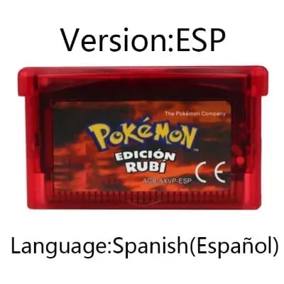 GBA Video Game Cartridge Console Card Pokemon Emerald Ruby FireRed LeafGreen Sapphire Multi-language for GBA/NDS — image 34