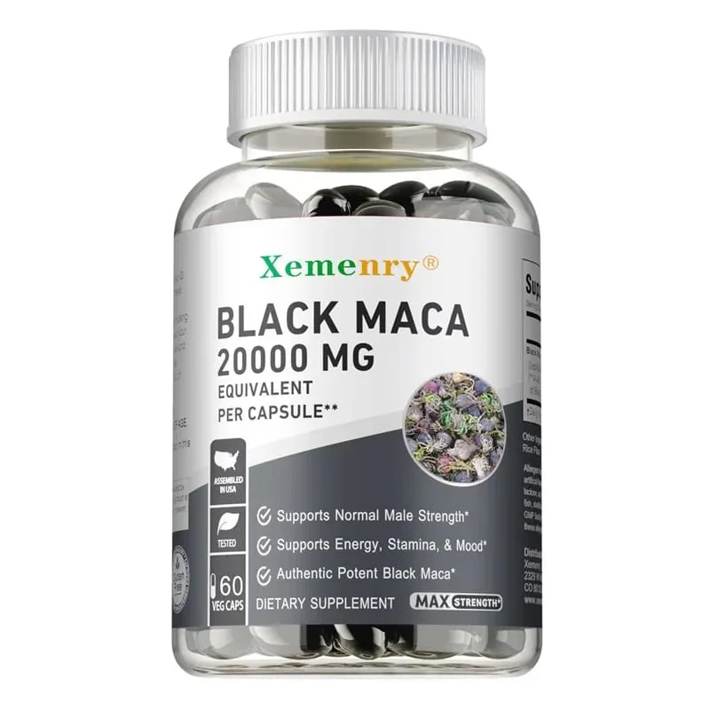 Black Maca Root Supplement - Improves Strength Endurance and Mood Enhances Performance and Boosts Energy — image 11
