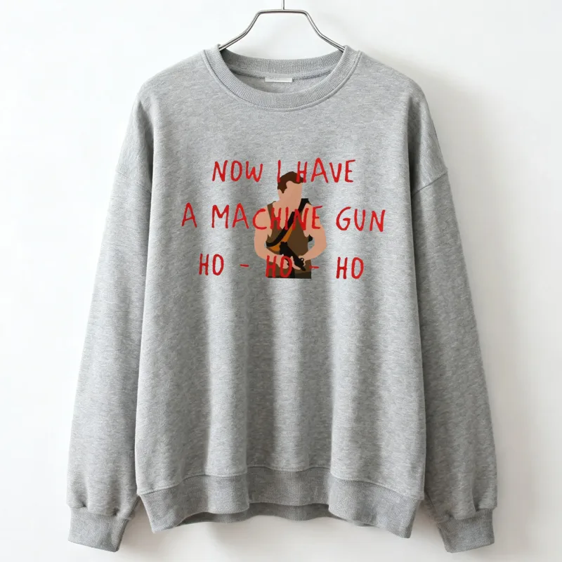 Artık Bir Makineli Tüfeğim Var Die Hard Mclane Naktomi Plaza Unisex Jumper Kazak Erkek Kadın Yeni Kapüşonlular ve Tişörtü Kazak