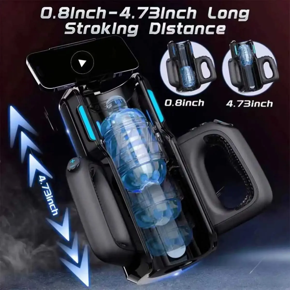 Leten High Speed Automatic Piston Stroker Masturbator Telescopic Vagina Blowjob Masturbation Sex Machine Sex Toys for Men 18+