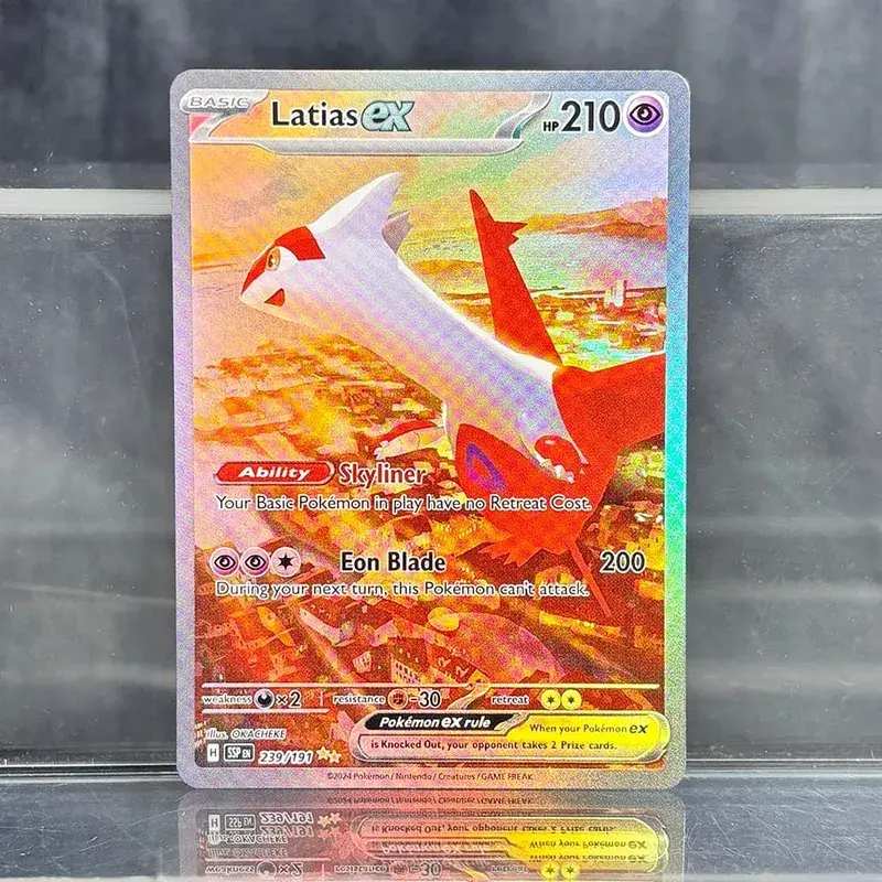 Holographic Game Trading Collection PTCG Proxy Cards Charizard Pikachu Mew EX Singl PKM Foil Cards Gengar VMAX Skyridge (SK) — image 6