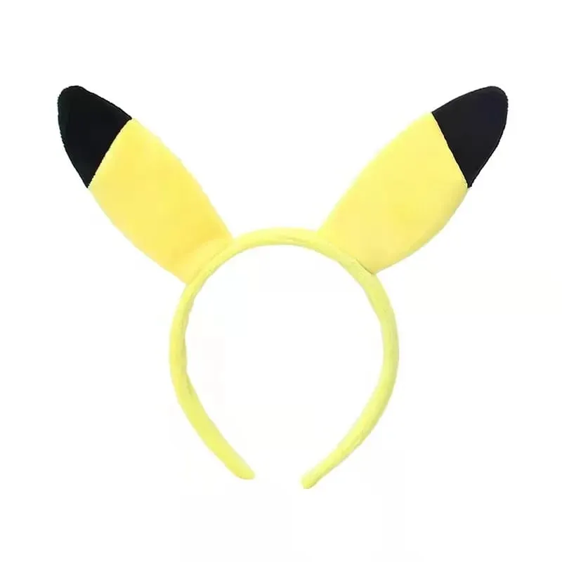 7styles Pikachu Cute Hair Accessories Pokemon Headband Plus Doll Headband Hair Rope Wristband Kawaii Children Toys Cosplay Gifts