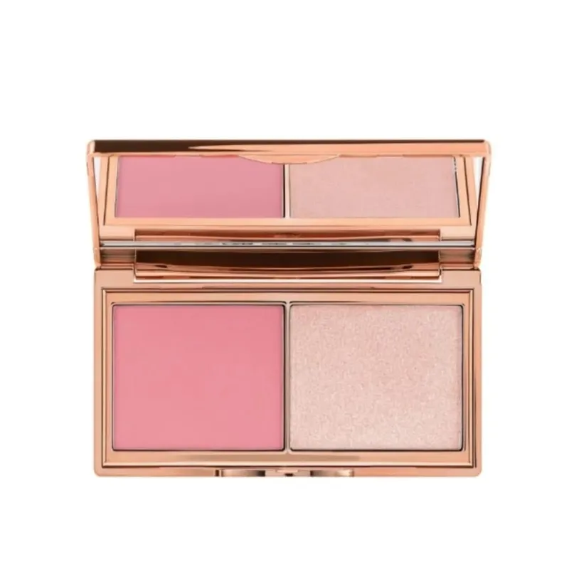 Charlotte Tilbury Eye Shadow Disk Love 2-Colors Powder Blusher Star Pink Powder Blusher Highlight 6-colors Super Nudes Easy Eye