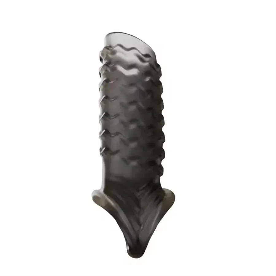 Adult Games Silicone Penis Sleeve Penis Enlargement Sleeve Dick Extender Penis Enlarger Sex Toys For Men Delay Reusable