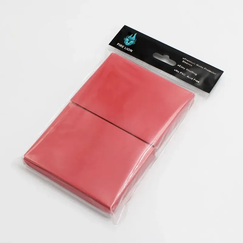 100PCS 66x91mm Matte Colorful Standard Size Card Sleeves TCG Trading Cards Protector Tarot Shield Board Games Magical Cover PKM
