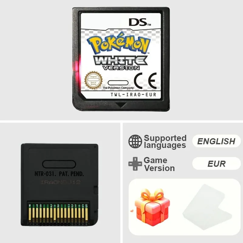 NDS Game Cartridge Pokemon Series Platinum Pearl Diamond HeartGold SoulSilver USA/EUR/FRA/ITA/NOE/AUS/ESP Version for NDS — image 25