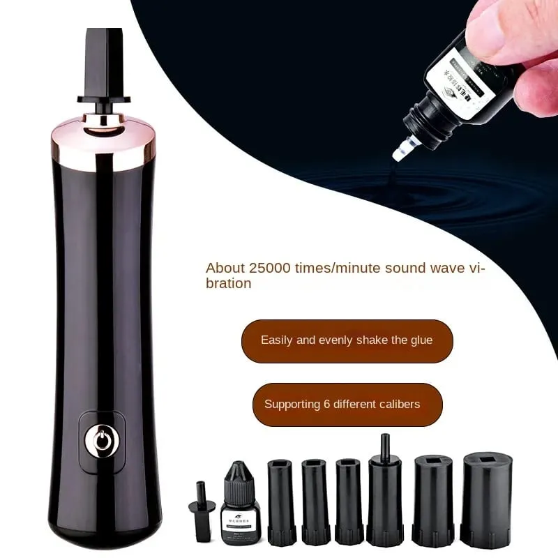 Eyelash Glue Shaker Electric Wake-up Device for Eyelash Extension Glue Nail Polish Tattoo Ink Pigment Liquid Shaking Machine