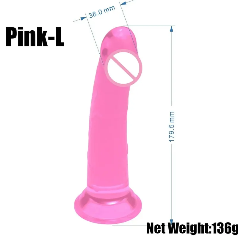 Güçlü Vantuz Tabanı ile Gerçekçi Mor Anal Yapay Penis Butt Plug Jöle Seks Oyuncak Eller Serbest Anal için Çoklu Boyutlarda Oynamak için — image 11