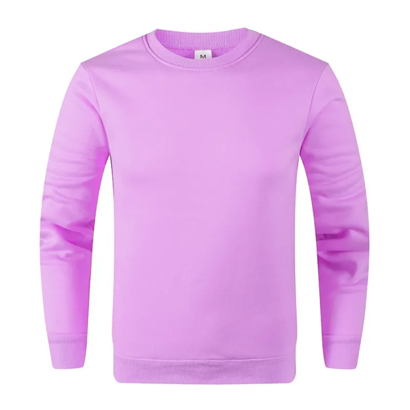 Men's Basic Pullovers Casual Sweatshirts for Men Women Solid Color Spring Autumn Hoodie Sports Long Sleeve Sweatshirt Techwear