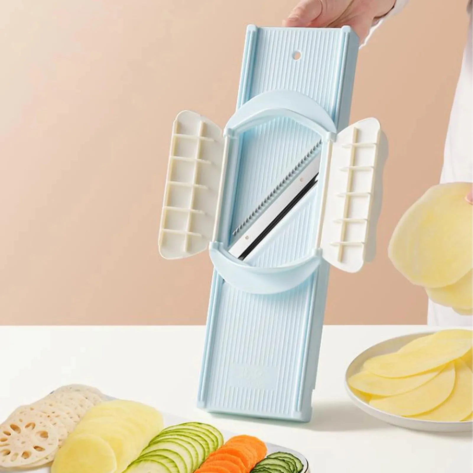 Cucumber Slicing Tool Potato Slicing Tool Efficient Multi Functional Carrot Cucumber Vegetable for Kitchen