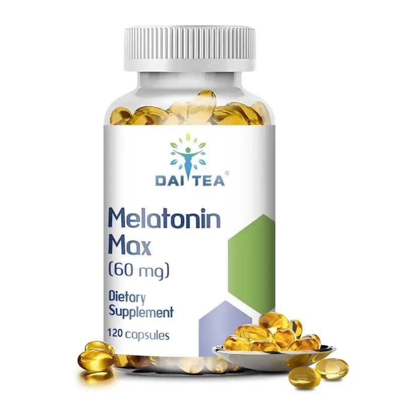 Melatonin Capsules Dietary Supplement - Relieve Insomnia Help Improve Sleep Quality Reduce Waking Time Help Deep Sleep — image 9