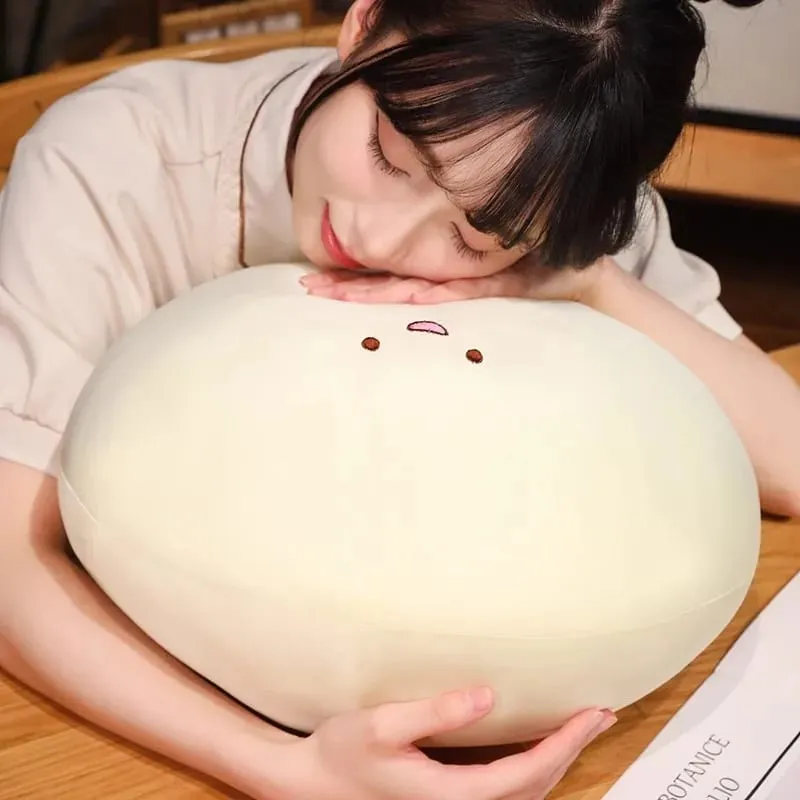 Polvo resfriamento travesseiro de pelúcia gelo seda descompressão cura boneca de pelúcia travesseiro de dormir para mulheres chinês presente do dia dos namorados
