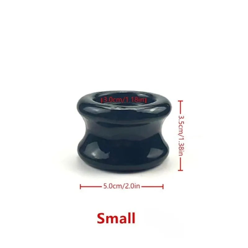 Stretcher Penis Rings Enlarger Erection Silicone Sleeves For Penis Enlargement Extender Testis Restraints Penis Rings Sex Toys