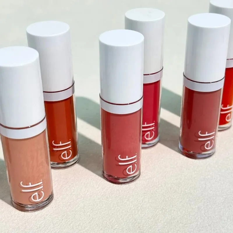Elf Water Sensitive and Lightweight Texture Liquid Blush Moisturizing Pre Makeup Glimmer Cream Blusher Putty Blush Products — image 6