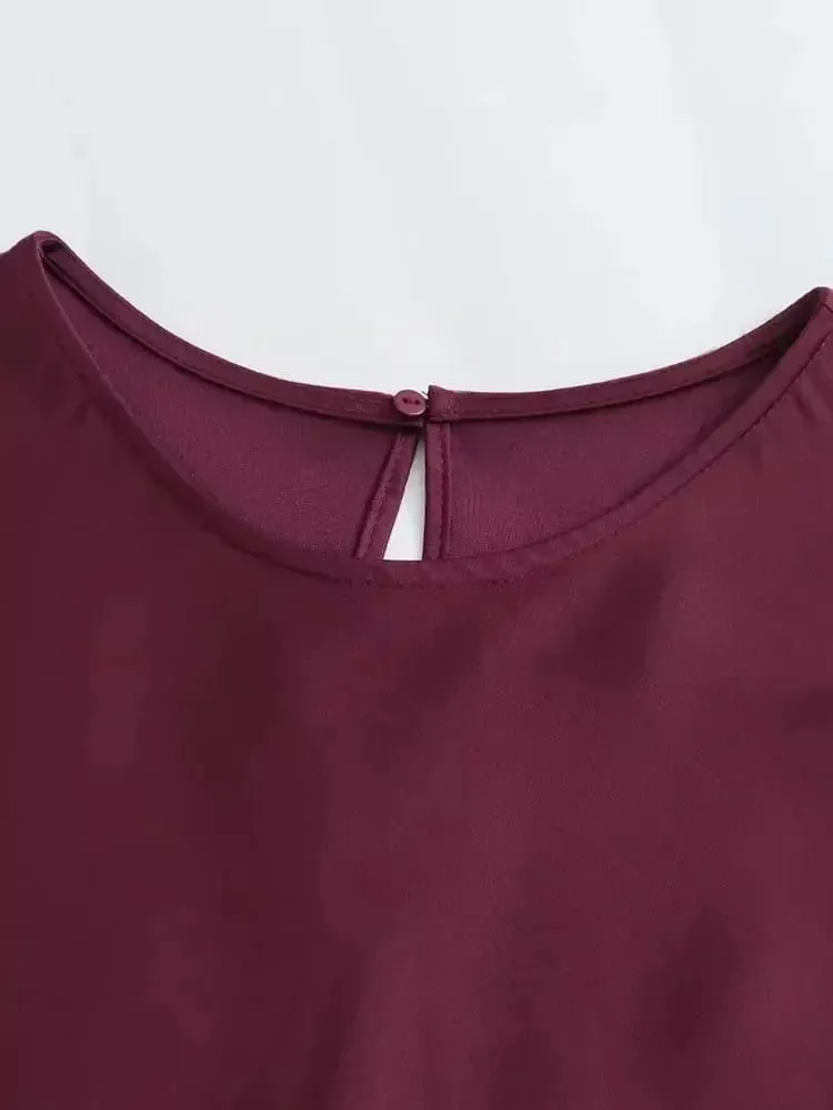 Vestido Midi de satén para mujer, vestidos largos para mujer, vestidos de noche elegantes y elegantes, vestido de fiesta para mujer