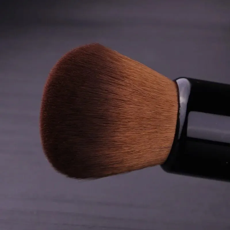 Powder Makeup Brush Wood Handle Dense Soft Round Bristle Full Coverage Face Powder Brushes Blush Contour Brush Make up Tool — image 2