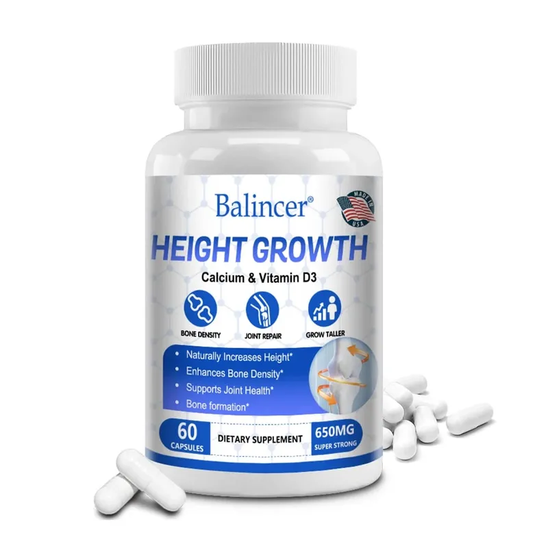 Bone Growth - Growth Supplement for Adults and Children - Grow Taller Increase Bone Density Reduce Bone Loss Osteoporosis
