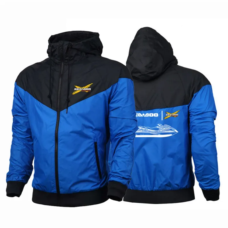 Sea Doo Seadoo Moto 2024 New Men's Printing Five-Color Windbreaker Spring and Autumn Harajuku Fashion Zipper Jacket Tops — image 6