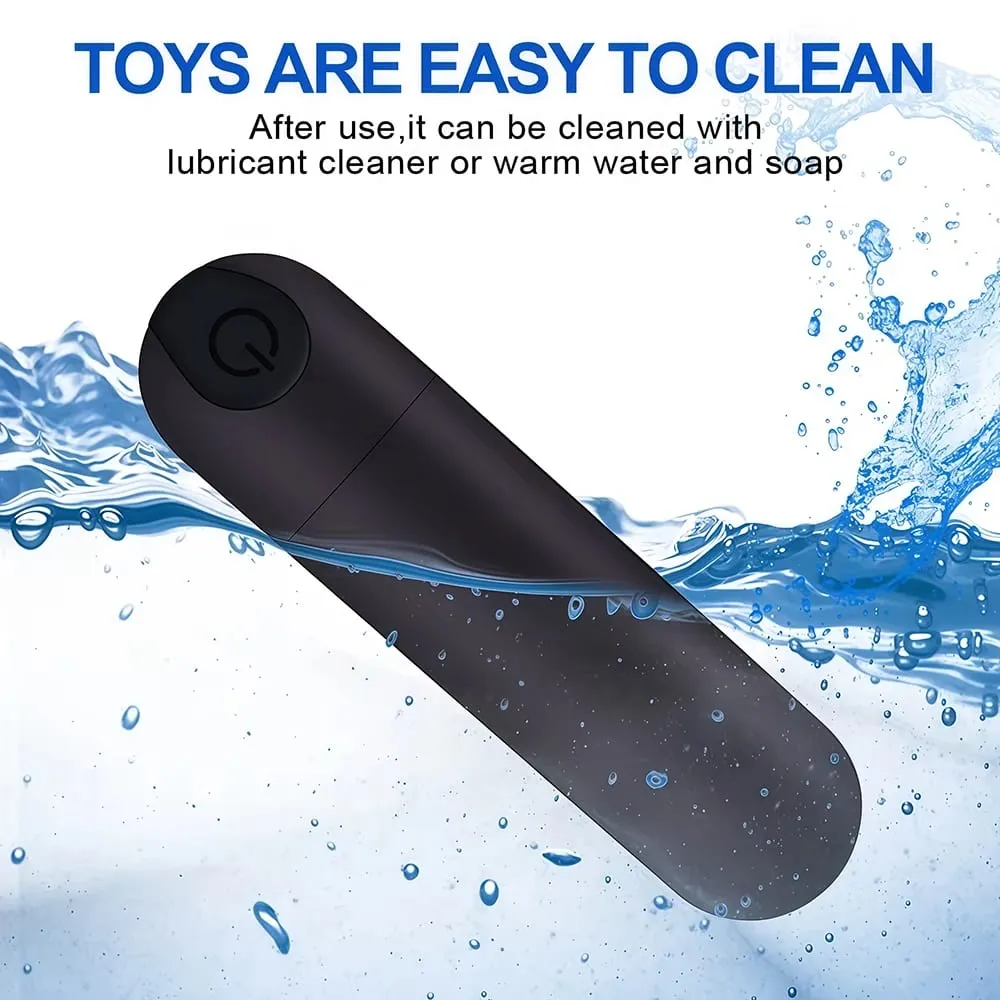 Potente mini vibratore a proiettile per donne G Spot Masturbazione stimolatore clitorideo Massaggiatore vaginale Giocattoli erotici per adulti
