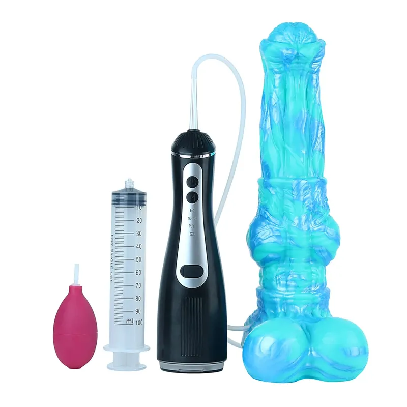 Silicone elétrico esguicho fantasia vibradores com ventosa massageador de próstata ejaculação pênis brinquedos sexuais para mulheres homens