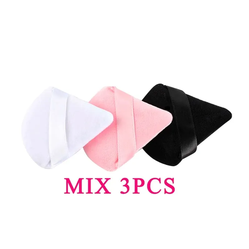 1/2/3/6 PCS Triangle Powder Puff For Loose Powder Cosmetic Foundation Puff Makeup Tool Reusable Sponge Washable Soft Powder Puff — image 18
