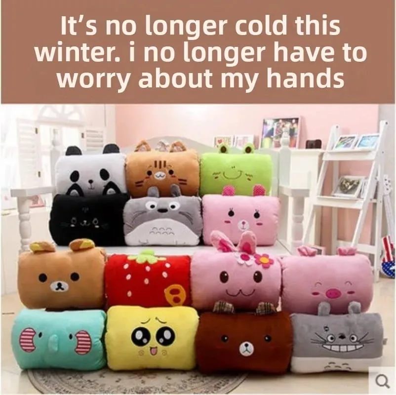 Cushion Pillow Nap Weak Hero Level 1 Arm Pillow Non-electric Sleeping Pillows Hand Warmer Cute Gift for Children Suho Travel — image 5