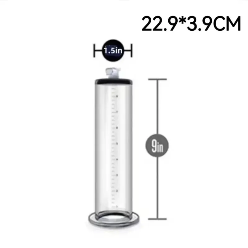 Male Penis Enlarger Vacuum Pump Penis Enlargement Enhancer Adult Sex Toy for Men Lasting Trainer Erotic Products Vacuum Cylinder
