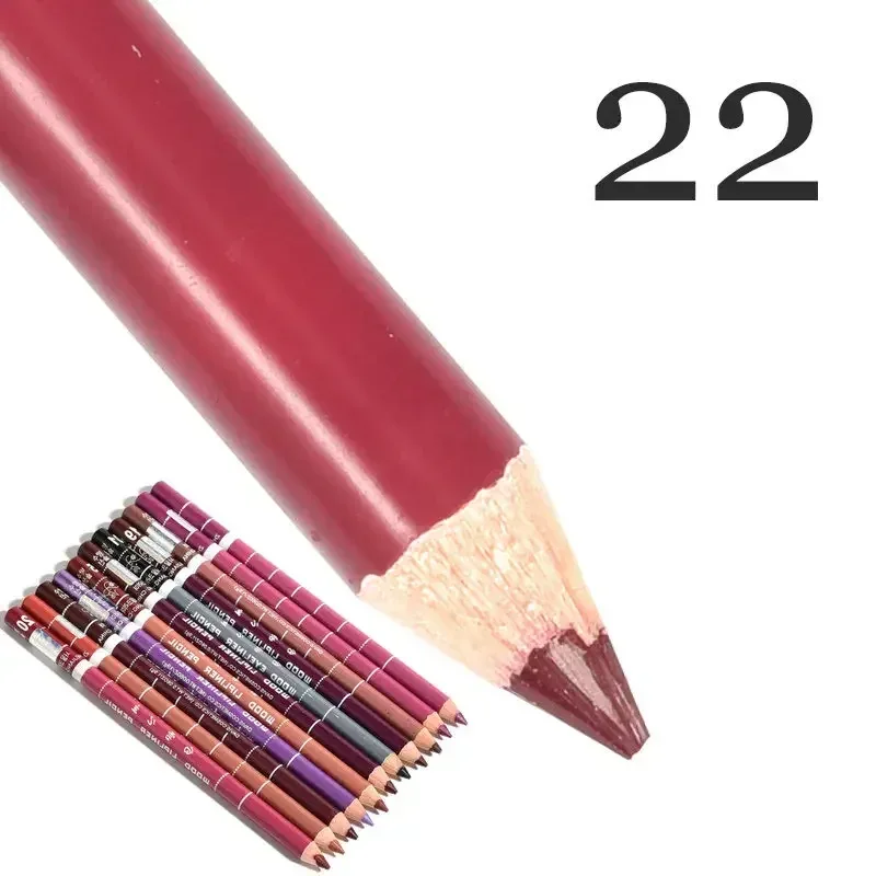 28Color Antifouling Lip Liner Professional Lipstick Pen Precise Waterproof Lip Outline Pencil Lip Makeup Lasting Eyeliner Creamy — image 18
