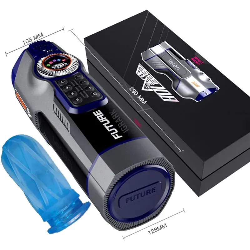 Leten 708-III Vibrador Silencioso Aquecimento Gemendo Carregamento USB Automático Telescópico Masculino Masturbação Vagina Buceta Brinquedos Sexuais para Homens — image 6