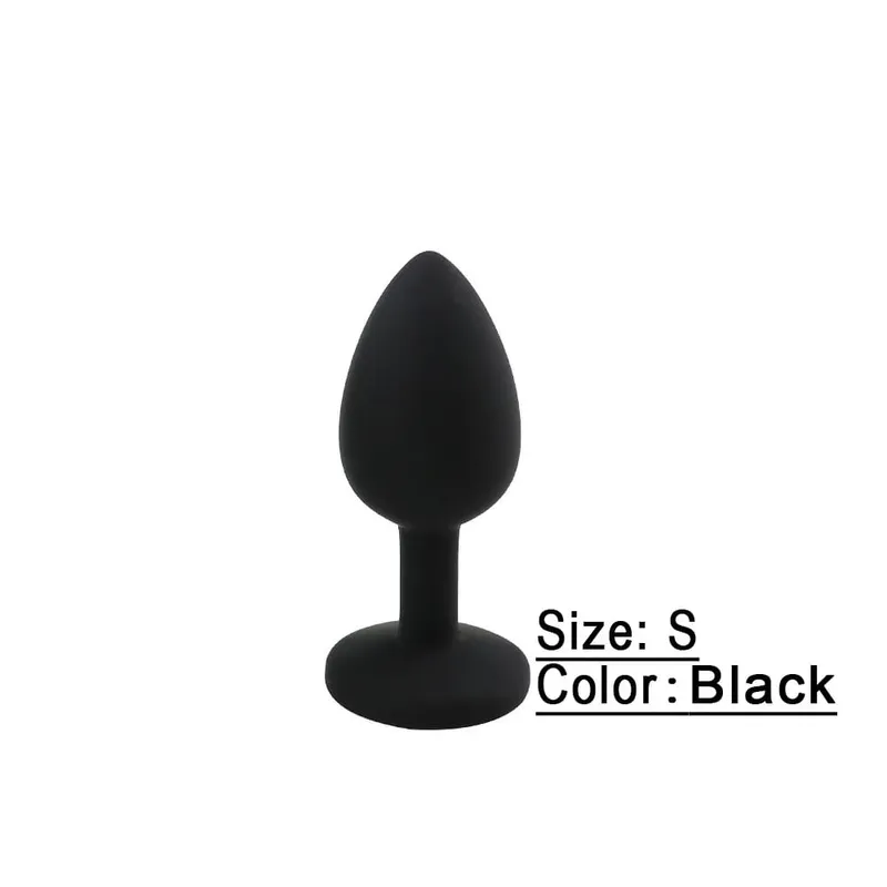 Plugue anal de silicone macio p/m/l, mini plugue erótico para bunda, brinquedo sexual para iniciantes, homens, mulheres, casais gays, estimulador de próstata, brinquedo de sexo anal
