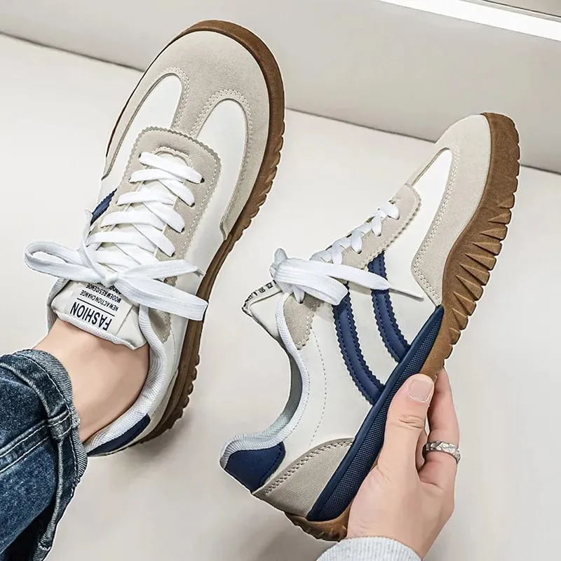 Spring New Men's Flat Shoes Outdoor Comfortable Breathable Skateboard Shoes Fashion Designer Men's Non-Slip Sneakers Zapatillas — image 4