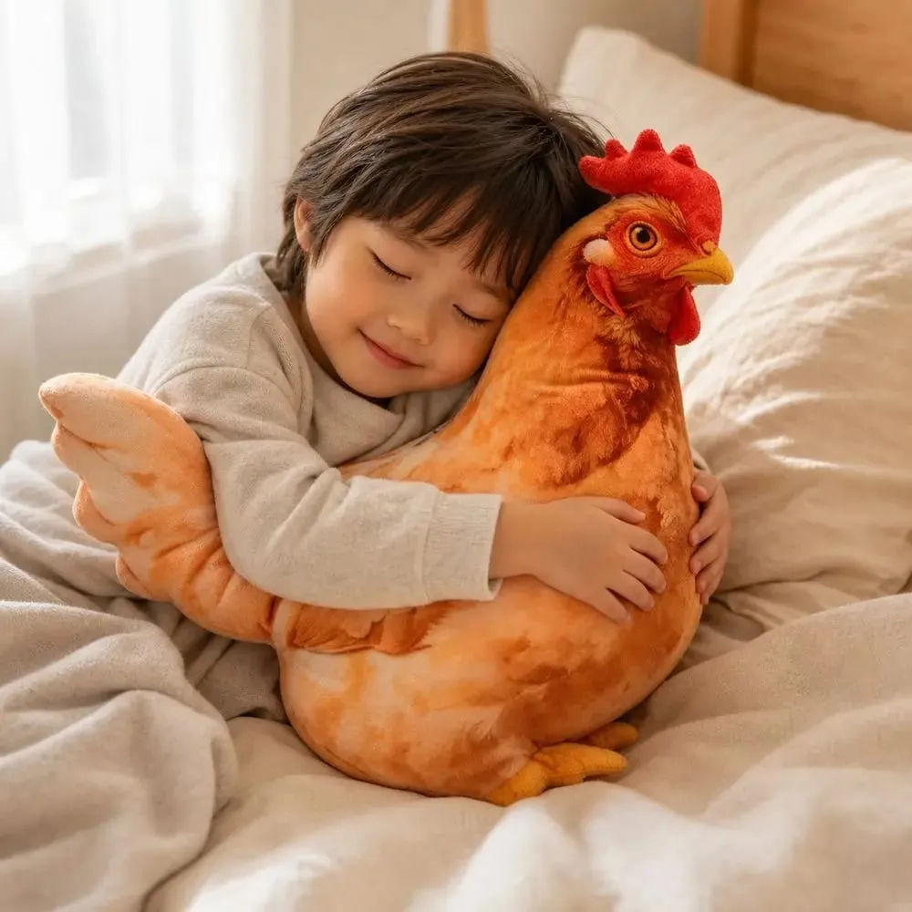 Material Animal Body Pillow 30cm Size Soft Texture Animal Cushion Cute Design PP Cotton Filled Poultry Throw Pillows
