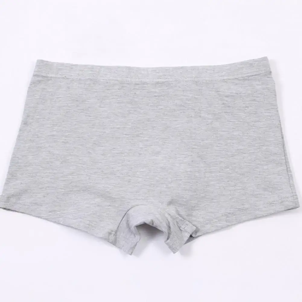 Men's Pockets Anti-theft Briefs Boxer Seamless Elastic Panties Solid Color U-Bump Male Shorts Underpants Daily Wear