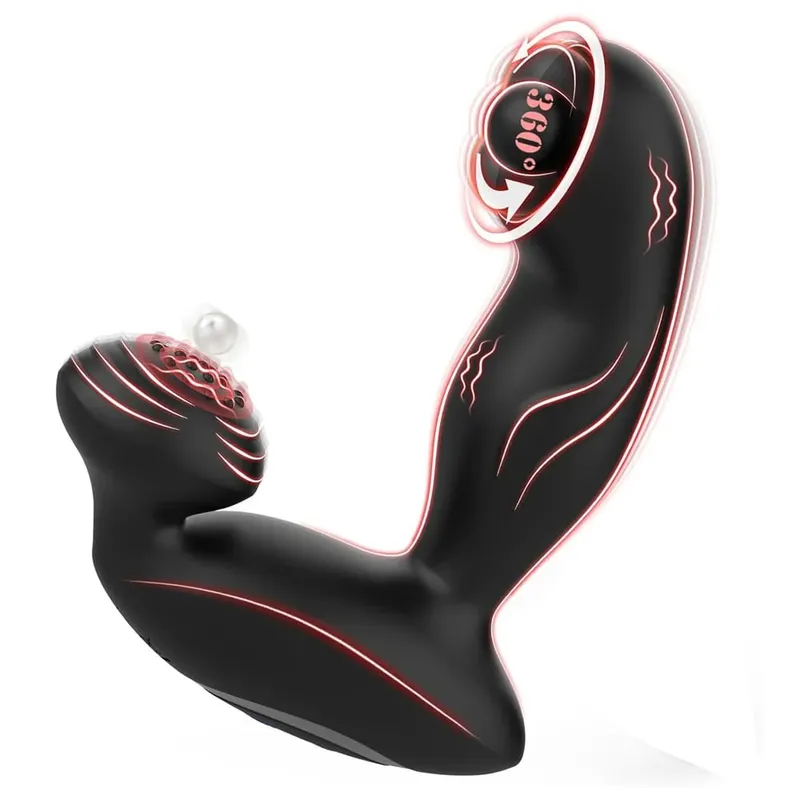 Anal Plug Vibrator Prostata-massagegerät Fernbedienung Butt Plug Rotierenden Perlen G-punkt Sex Spielzeug für Männer Frauen Erwachsene Waren